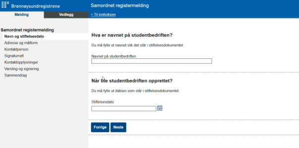 19 SB registreringsveileder