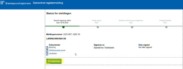 30 SB registreringsveileder