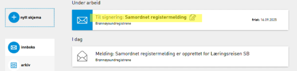 32 SB registreringsveileder