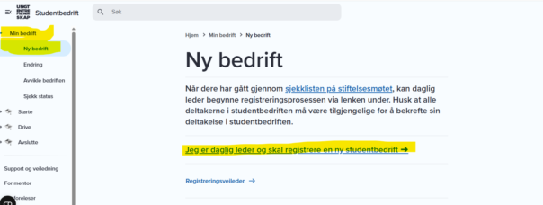 1 SB registreringsveileder