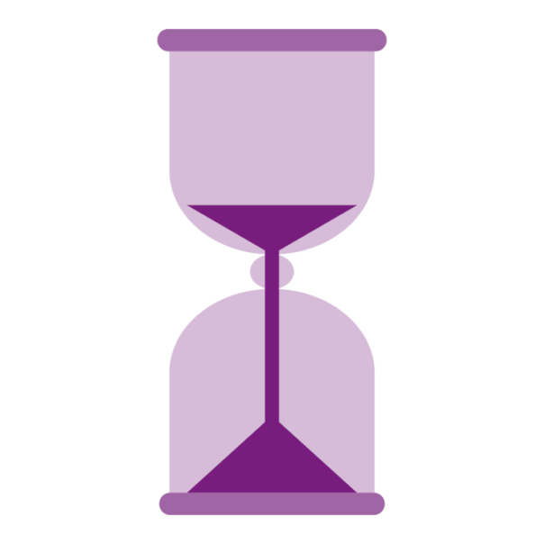 UE timeglass lilla